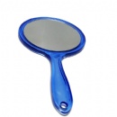 double sided round handle makeup mirror